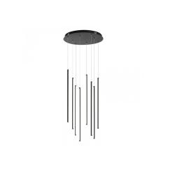 PAKABINAMAS LED ŠVIESTUVAS GENIUS 84W JUODAS DIM