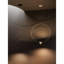 PAKABINAMAS LED ŠVIESTUVAS ELARA D80 27W AUKSO SPALVOS kaina