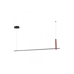 PAKABINAMAS LED ŠVIESTUVAS REGOLI L150 24W JUODAS DIM
