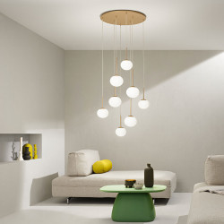 PAKABINAMAS ŠVIESTUVAS JEWEL 8 D70 AUKSO SPALVOS kaina
