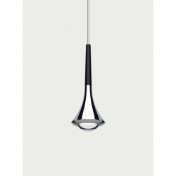 PAKABINAMAS LED ŠVIESTUVAS RAIN 7W CHROMO SPALVOS | JUODAS