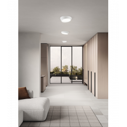 LUBINIS LED ŠVIESTUVAS HALF 25W BALTAS DIM pigiau