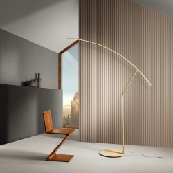 PASTATOMAS LED ŠVIESTUVAS FOLAGA 30W AUKSO SPALVOS DIM kaina
