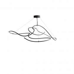 PAKABINAMAS LED ŠVIESTUVAS GHOST 25W L155 JUODAS