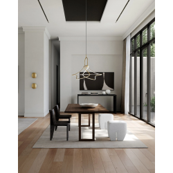 PAKABINAMAS LED ŠVIESTUVAS KUMO D95 25W AUKSO SPALVOS internetu