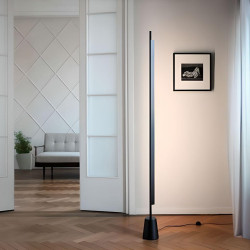 PASTATOMAS LED ŠVIESTUVAS COMPENDIUM 37W JUODAS DIM internetu