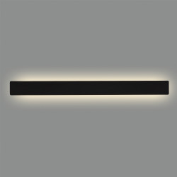 SIENINIS LED ŠVIESTUVAS FOSCA 18W L60 JUODAS kaina