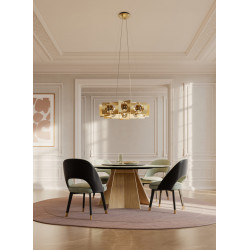 PAKABINAMAS LED ŠVIESTUVAS GIROUETTE S8 RD 36W AUKSO SPALVOS