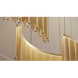 LUBINIS LED ŠVIESTUVAS LUSTRALIS Q2 SNG 130W ŽALVARIO SPALVOS pigiau