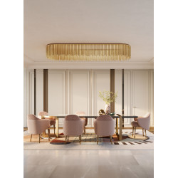 LUBINIS LED ŠVIESTUVAS LUSTRALIS O4 SNG 75W ŽALVARIO SPALVOS