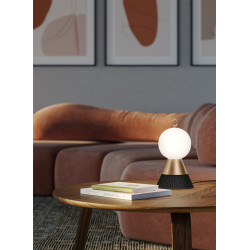 STALINIS LED ŠVIESTUVAS BOZU TL 6W JUODAS | AUKSO SPALVOS pigiau