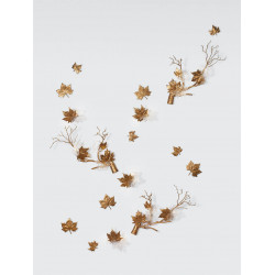 SIENINIS LED ŠVIESTUVAS FOLIO LEAVES DOUBLE COUPLE 8W kaina