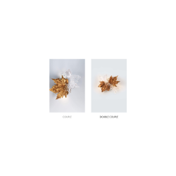 SIENINIS LED ŠVIESTUVAS FOLIO LEAVES DOUBLE COUPLE 8W pigiau