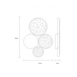 SIENINIS | LUBINIS LED ŠVIESTUVAS LUNA ORBIT H53 9W atsiliepimai