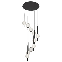PAKABINAMAS LED ŠVIESTUVAS ABEONA 37W JUODAS