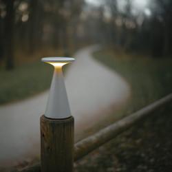 ĮKRAUNAMAS STALINIS LED ŠVIESTUVAS FUNGHI 1,6W PILKAS kaina