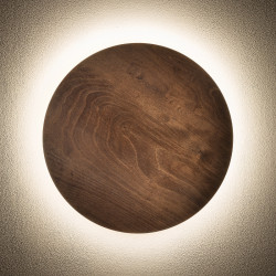 SIENINIS LED ŠVIESTUVAS RING TIMBER 13W D35 RUDAS kaina