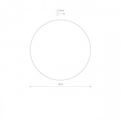 SIENINIS LED ŠVIESTUVAS RING TIMBER 13W D35 RUDAS atsiliepimai