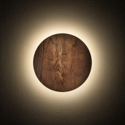 SIENINIS LED ŠVIESTUVAS RING TIMBER 7W D15 RUDAS kaina