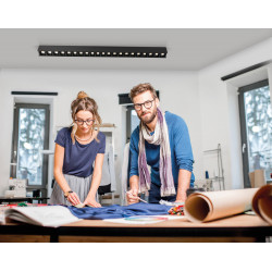 LUBINIS LED ŠVIESTUVAS HIERRO L85 42W 4000K JUODAS pristatymas
