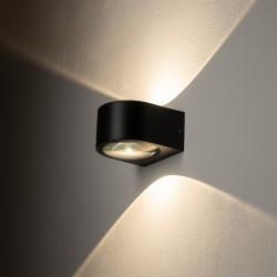 SIENINIS LED ŠVIESTUVAS NEL II 10W JUODAS kaina