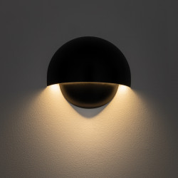 SIENINIS LED ŠVIESTUVAS CABO 10W JUODAS kaina