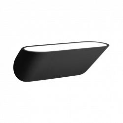 SIENINIS LED ŠVIESTUVAS LIP 24W JUODAS
