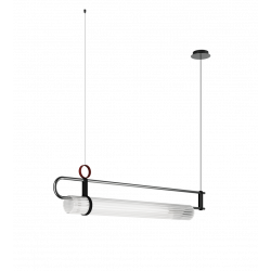 PAKABINAMAS LED ŠVIESTUVAS COULISSE 11W PILKAS | JUODAS