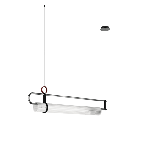 PAKABINAMAS LED ŠVIESTUVAS ITALAMP COULISSE 11W PILKAS | JUODAS 008160S0 002