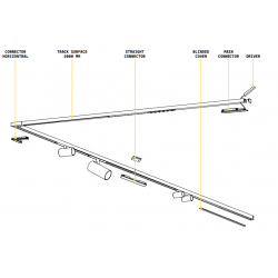 DANGTELIS STICK MAGNETINEI SISTEMAI 2M JUODAS kaina