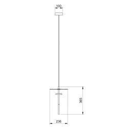 PAKABINAMAS LED ŠVIESTUVAS TREZERO D23,6 6W JUODAS | CHROMO SPALVOS pigiau