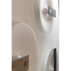 SIENINIS LED ŠVIESTUVAS MERIDIANA D110 35W BALTAS skubiai