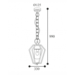 PAKABINAMAS ŠVIESTUVAS GEMSTONE 3452 D33 IP44 ĮVAIRIŲ SPALVŲ pigiau