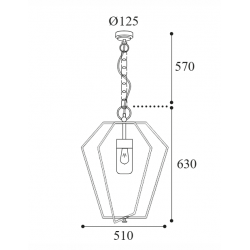 PAKABINAMAS ŠVIESTUVAS GEMSTONE 3458 D51 IP44 ĮVAIRIŲ SPALVŲ internetu