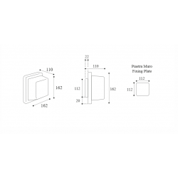 SIENINIS ŠVIESTUVAS ICE CUBIC 3403 ĮVAIRIŲ SPALVŲ skubiai