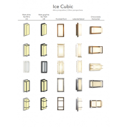 SIENINIS ŠVIESTUVAS ICE CUBIC 3410 ĮVAIRIŲ SPALVŲ kaina