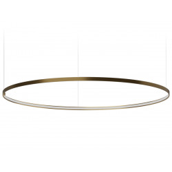 PAKABINAMAS LED ŠVIESTUVAS ZERO ROUND D150 48,5W BRONZOS SPALVOS