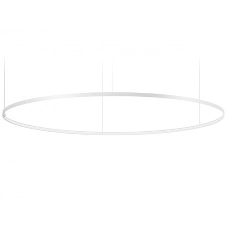 PAKABINAMAS LED ŠVIESTUVAS PANZERI ZERO ROUND D200 65W BALTAS M15501.200.0410