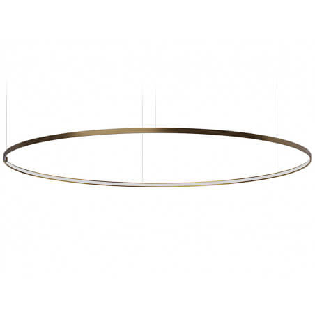 PAKABINAMAS LED ŠVIESTUVAS PANZERI ZERO ROUND D200 65W BRONZOS SPALVOS M15517.200.0410