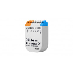 DALI-2 sistemos valdiklis su 4 mygtukų įėjimais (POTENTIAL NEUTRAL)