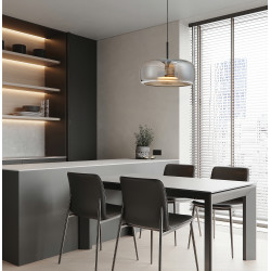 PAKABINAMAS LED ŠVIESTUVAS DECO D33 12W DŪMINTO STIKLO SPALVOS kaina