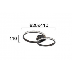 LUBINIS LED ŠVIESTUVAS ORIANA L62 35W JUODAS kaina