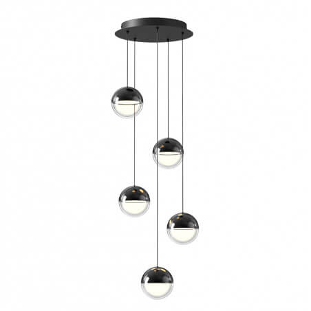 PAKABINAMAS LED ŠVIESTUVAS VIOKEF ZIREA ROUND 5 30W JUODAS 4329900