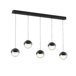 PAKABINAMAS LED ŠVIESTUVAS ZIREA LINEAR 5 30W JUODAS