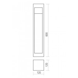 PASTATOMAS LED ŠVIESTUVAS TOSS H60 10W PILKAS skubiai