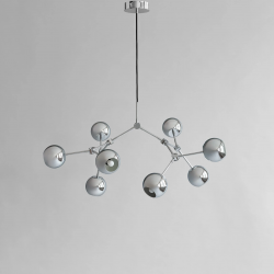 PAKABINAMAS ŠVIESTUVAS DROP GLOBE L95 CHROMO SPALVOS