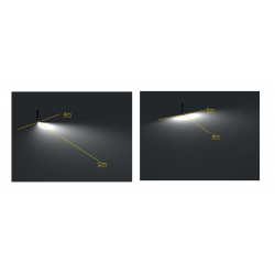 PASTATOMAS LED ŠVIESTUVAS CAPE 20°X 40° 13W ANTRACITO SPALVOS pristatymas