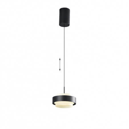PAKABINAMAS LED ŠVIESTUVAS VIOKEF DONAL 21W JUODAS 4329700