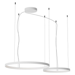 Pakabinamas LED šviestuvas ORION BALTAS 96W CCT DALI kaina