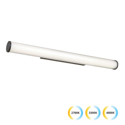 SIENINIS LED ŠVIESTUVAS ROMINA ROUND L60 15W JUODAS